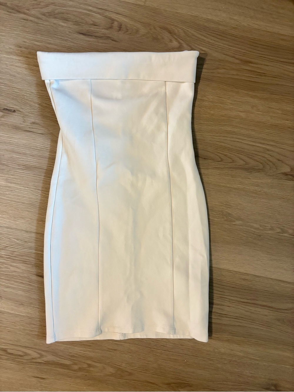 Zara White Mini Dress Bridal Bachelorette Party Bodycon Dress MSRP $65 - Picture 2 of 4
